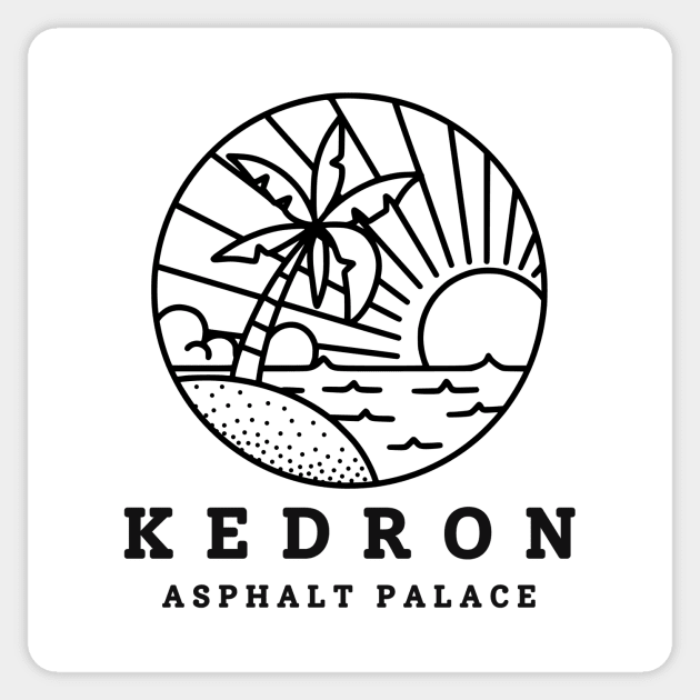 Beachfront Sticker by Kedron Asphalt Palace